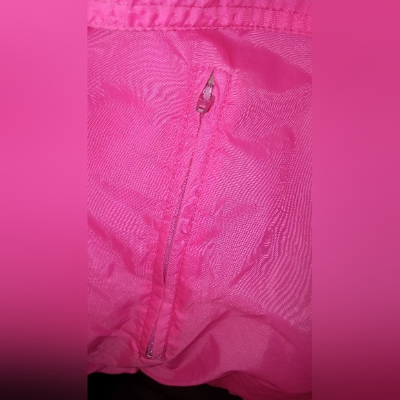 🌺VINTAGE 90'S HOT PINK WINDBREAKER PLUS SIZE 24W WOMEN'S JACKET - Picture 6 of 10
